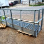 Galvanized Handrail Platform